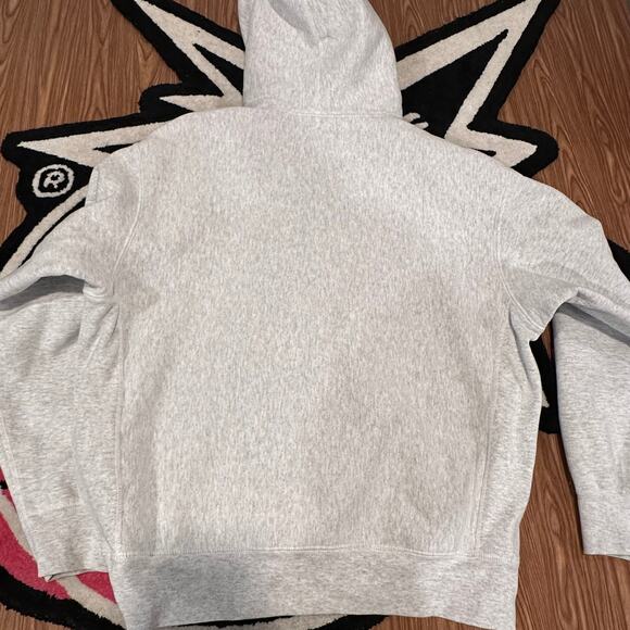 Supreme Box Logo Hooded Sweatshirt (FW23) Ash Grey - Size Medium - Lightly Used - Picture 4 of 11